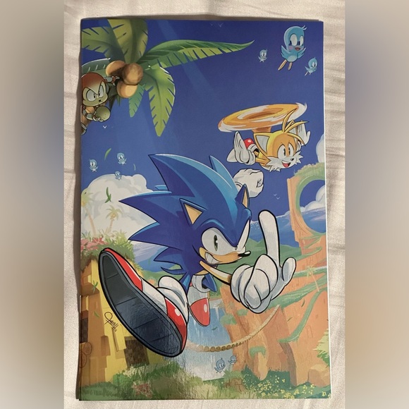 Sonic # 1 Virgin FOIL Variant C2e2 Exclusive LTD 500 Variant Cover = 2 # 1Foils - Picture 6 of 9